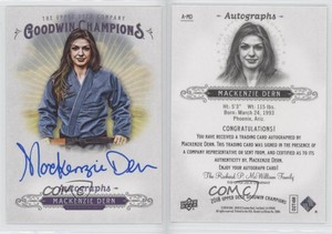 2018 Upper Deck Goodwin Champions Auto Mackenzie Dern #A-MD Rookie Auto RC