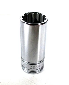 S-K Tools 2654 14mm 12 Point Deep Socket 3/8" Drive SK **Made in the USA** - Picture 1 of 4