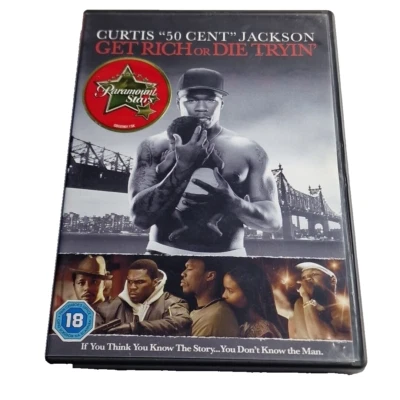 Get Rich or Die Tryin' (DVD, 2005) Region 2 Cert 18 Paramount Pictures PHE 8967 - Image 1 of 4