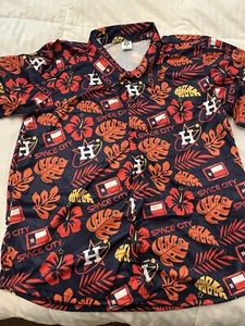Houston Astros Space City Hawaiian Shirt NEW Adult XL Size - Picture 1 of 2