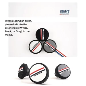 Cautro Executive Steering Wheel Knob Spinner/ Easy Rotation / White, Black, Gray - Picture 1 of 9