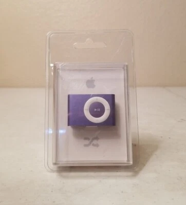 New Sealed Apple iPod Shuffle 2nd Generation 1GB Purple MB234C/A A1204  - Image 1 of 4