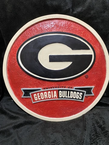 VINTAGE GEORGIA BULLDOGS COLLEGIATE STEPPING STONE/WALL PLAQUE Cover