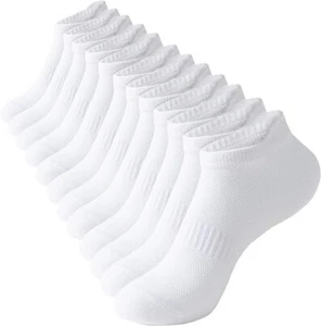 ACCFOD Womens Ankle Socks Athletic Running Low Cut Socks With Tab 6 Pairs - Picture 1 of 8