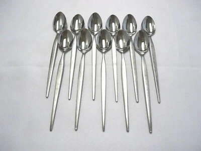 EKCO ETERNA PRINCE STAINLESS ICED TEA SPOON 11-pieces - Image 1 of 4