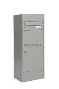 Paketbriefkasten Balsa 483 Weiß-Aluminium mit 1 separaten Briefkästen - Bild 1 von 1