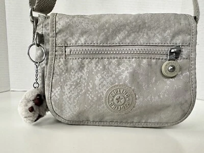 Kipling Sabian Серебряный маленький через плечо мини сумка наплечная сумка - Изображение 1 из 4