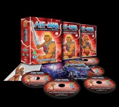 HE MAN AND THE MASTERS OF UNIVERSE COMPLETE SERIES 1 and 2 COLLECTION DVD BOXSET - Image 1 of 3