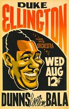 Duke Elington Concert  Poster 1959 - Retro Reprint - BEST PRICES! BEAUTIFUL!