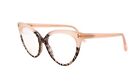 Tom Ford TF5674-B eyeglasses 055 Peach-Colored Havana /Blue Light size 54 new