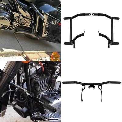 1.25" Engine Guard & Saddlebag Crash Bar For Harley Touring Road King 2014-2023 - Изображение 1 из 4