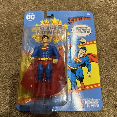 Retro Superman McFarlane Toys DC Super Powers Superman Action Figure 2022 - Image 1 of 2