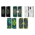 HEAD CASE DESIGNS CELTIC SHAMROCK LEATHER BOOK WALLET CASE COVER FOR OPPO PHONES