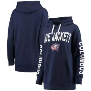 Columbus Blue Jackets NFL G-III 4Her Women's Extra Inning Pullover Hoodie - Picture 1 of 11