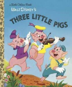The Three Little Pigs (Disney Classic) (Little Golden Book) - Hardcover - GOOD