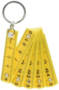 KRL46-A Mini Folding Ruler Keyring Assorted - Picture 1 of 2