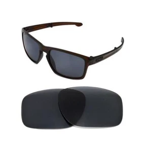 NEW POLARIZED BLACK REPLACEMENT LENS FOR OAKLEY SLIVER ROUND SUNGLASSES - Picture 1 of 5