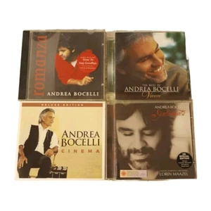 Andrea Bocelli 4 CD Bundle Vivere, Romanza, Sentiments & Cinema VGC - Picture 1 of 2