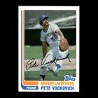 Pete Vuckovich 1982 Topps Milwaukee Brewers #643 R313g 47