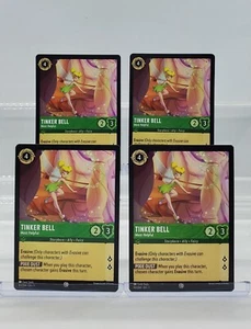 Disney Lorcana Tinker Bell - Hilfreichste 93/204 Erstes Kapitel C 4 Karten Set - Bild 1 von 1