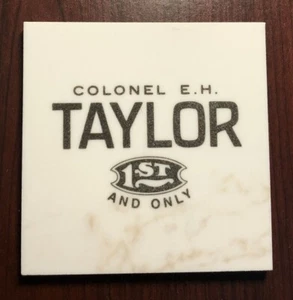 COLONEL E.H. TAYLOR Collectible Marble Coaster - Picture 1 of 1