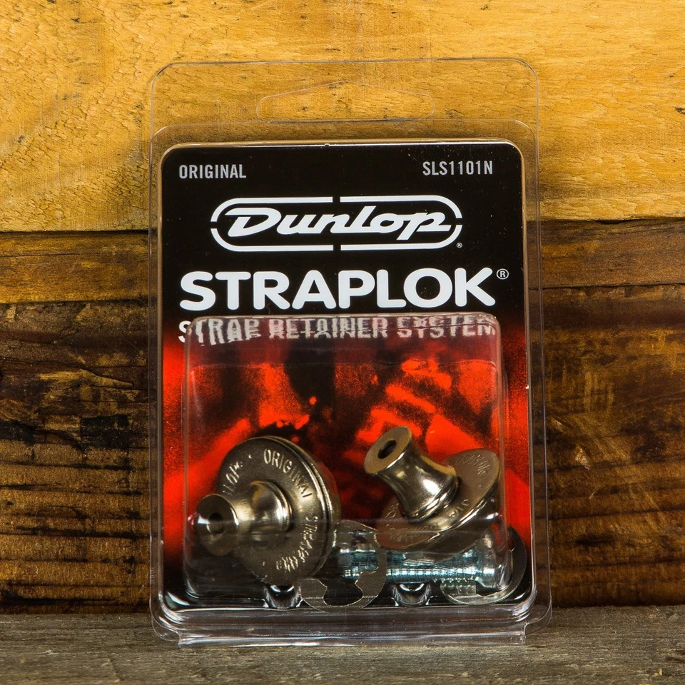 DUNLOP Sls1101n Straplok Original Strap Retainer System Nickel