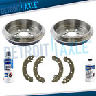 REAR. Brake Drums + Ceramic Shoes for 2002 2003 2004 - 2008 Toyota Corolla USA