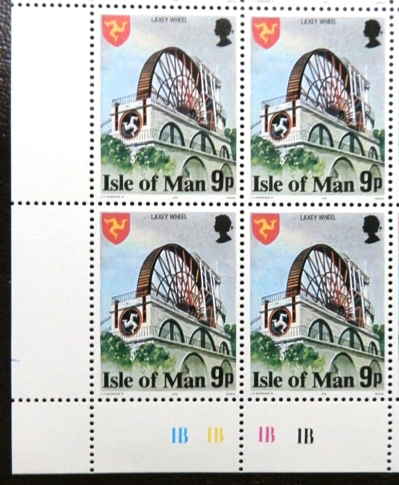 ISLE OF MAN 1978 SG116 9p. LAXEY WHEEL -  MNH - Image 1 of 1