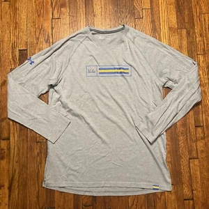 Under Armour UCLA Longsleeve T Shirt Size Large Loose Fit Gray Used - Picture 1 of 8