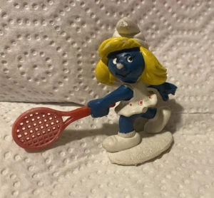 Figura Pitufo Vintage Tenis Pitufina, Schleich Peyo 1981 - Imagen 1 de 3
