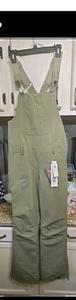 ROXY W's Rideout Bibs Schnee Ski Snowboard Overall Forest Green NEU ETIKETT Größe M - Bild 1 von 23