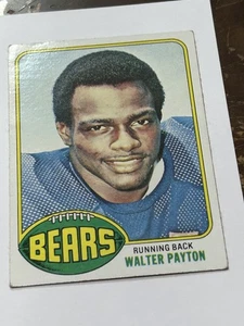 1976 TOPPS FB WALTER PAYTON #248 RC BELLO - Foto 1 di 2