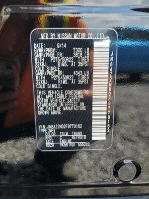 (LOCAL PICKUP ONLY) Fuel Tank 26 Gallon Fits 14-23 INFINITI QX80 2570036 - Image 1 of 4