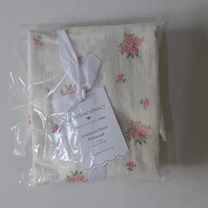 Pottery Barn Love Shack Fancy Antoinette Pink Floral Pillow Cover 20" NWT - Picture 1 of 6