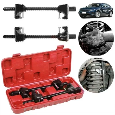 2Pcs Car Coil Spring Compressor Heavy Duty Tool Suspension Clamp Kit With Case U - Image 1 of 4