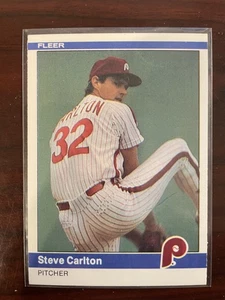 1984 Fleer #25 Steve Carlton - Picture 1 of 2