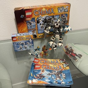 LEGO LEGENDS OF CHIMA: Icebite's Claw Driller (70223) & Ice Bear Tribe (70230)