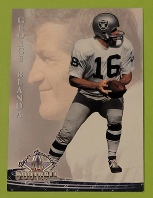 1994 Ted Williams Card Company Roger Staubach's NFL Football - George Blanda #45 - Image 1 of 2
