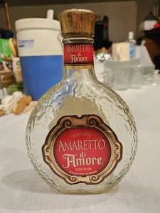 Bottiglia di vetro decorativa vuota Di Amore Amaretto - Foto 1 di 7