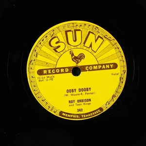 ROY  ORBISON: ooby dooby / go! go! go! SUN Single 78 RPM - Picture 1 of 2