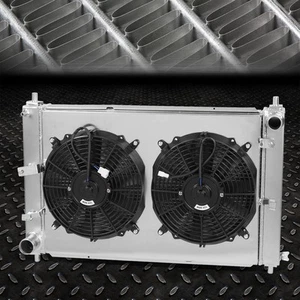 3-Row Performance Radiator Replacement+Cool Fan Shroud for 97-04 Ford Mustang MT - Bild 1 von 5