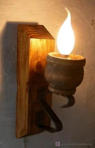 aplique almirez, rustico aplique  - Imagen 1 de 1