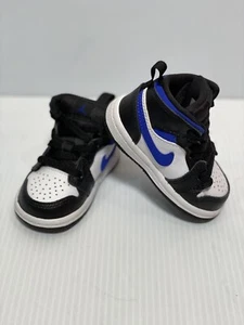 Nike Air Jordan 1 Mid Basketball Shoes ‘Game Royal’ 640735 140 - Size 4c - Picture 1 of 7