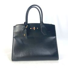 LOUIS VUITTON M53015  Bag City Steamer MM  Hand Bag Leather Black