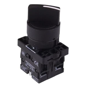 2 Position Latching 22mm Selector Industrial Switch NO/NC - Picture 1 of 2