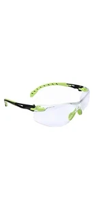 Gafas de seguridad 3M Solus con templos verdes y lentes antiniebla transparentes ANSI Z87 - Imagen 1 de 1
