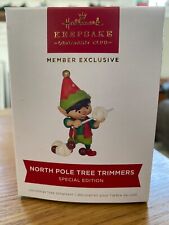 Hallmark 2022 North Pole Trimmer Special Edition Limited Ornament Repaint