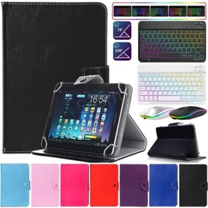 For T-Mobile Revvl Tab 5g 10.36-Inch Backlit Bluetooth Keyboard Mouse Case Cover - Picture 1 of 76