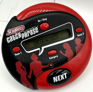 Hasbro Scrabble Electronic Catch Phrase Handheld Game 2012 Tested & in VG Cond._ - Picture 1 of 11