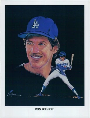 Ron Roenicke Los Angeles Dodgers Unsigned Licensed 8.5x11 Union 76 Litho Print A - Image 1 of 2